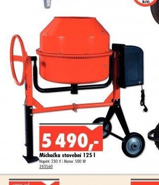 Michačka stavební 125 l