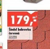 Šindel bobrovka červená