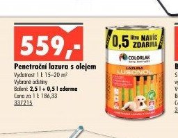 Penetrační lazura s olejem