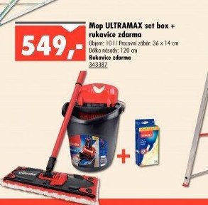Mop ULTRAMAX set box + rukavice zdarma