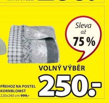 PŘEHOZ NA POSTEL KORNBLOMST