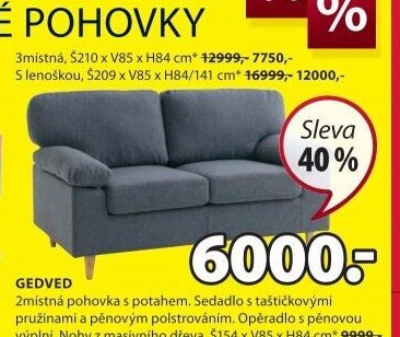 GEDVED 2místná pohovka