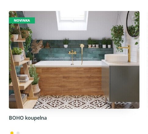 BOHO koupelna