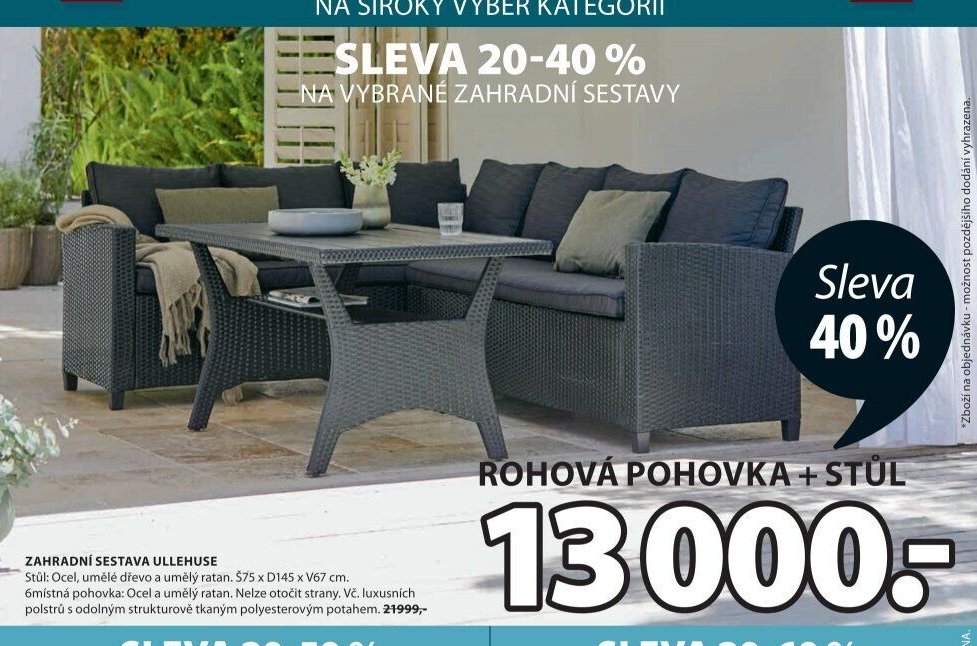 ZAHRADNÍ SESTAVA ULLEHUSE
