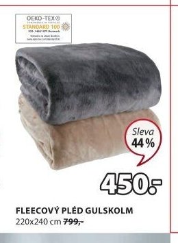 FLEECOVÝ PLÉD GULSKOLM