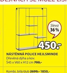 NÁSTĚNNÁ POLICE HEJLSMINDE