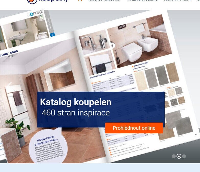 Katalog koupelen 460 stran inspirace