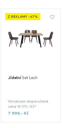 Jídelní set Lech