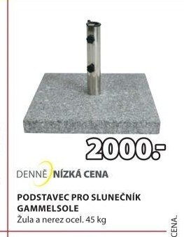 PODSTAVEC PRO SLUNEČNÍK GAMMELSOLE