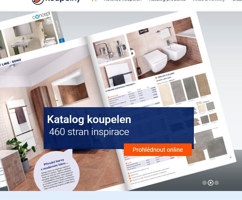 Katalog koupelen 460 stran inspirace