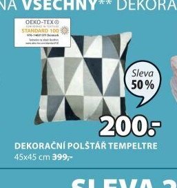 DEKORAČNÍ POLŠTÁŘ TEMPELTRE