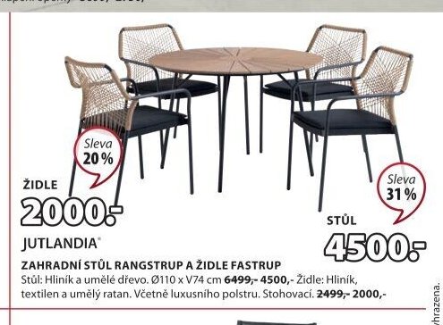Zahradní stůl RANGSTRUP