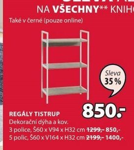 REGÁLY TISTRUP (3 police)