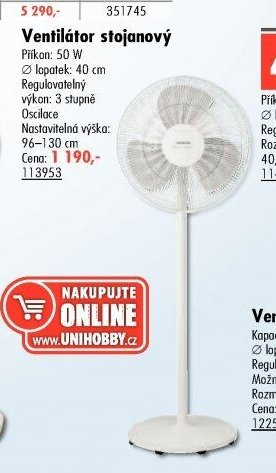 Ventilátor stojanový