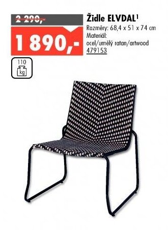 Židle ELVDAL