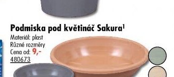 Podmiska pod květináč Sakura