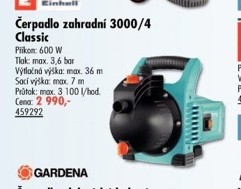 Čerpadlo zahradní 3000/4 Classic