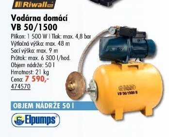 Vodárna domácí VB 50/1500