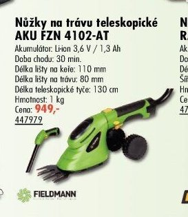 Nůžky na trávu teleskopické AKU FZN 4102-AT