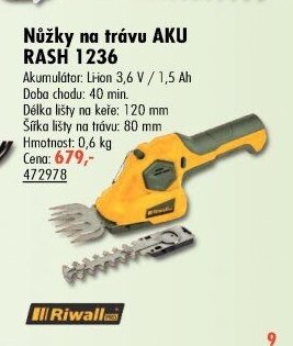 Nůžky na trávu AKU RASH 1236