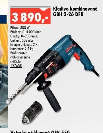 Kladivo kombinované GBH 2-26 DFR