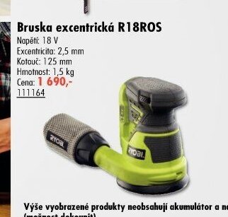 Bruska excentrická R18ROS