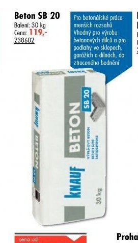 Beton SB 20