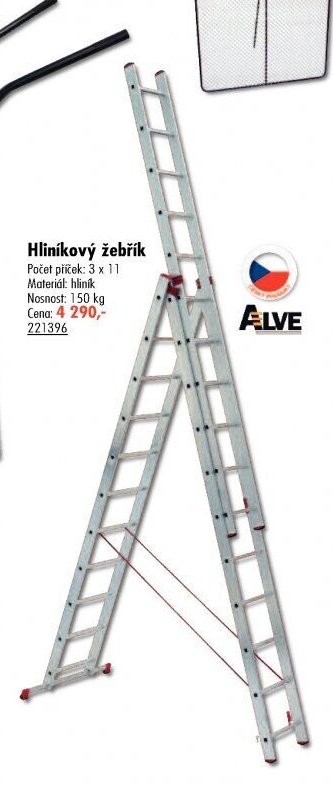 Hliníkový žebřík