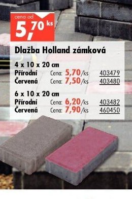 Dlažba Holland zámková