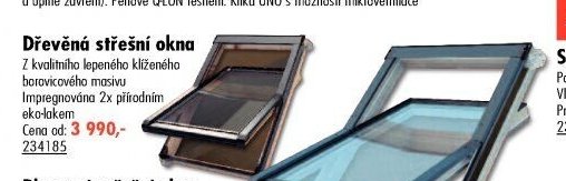 Dřevěná střešní okna