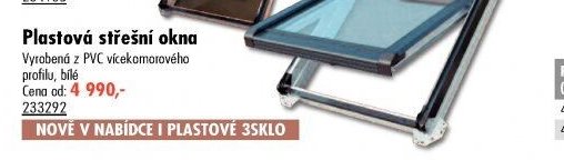Plastová střešní okna