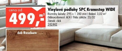 Vinylové podlahy SPC Kronostep WIDE