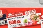 UNI HOBBY dárkový poukaz 500 Kč