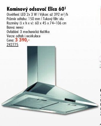 Komínový odsavač Elica 60
