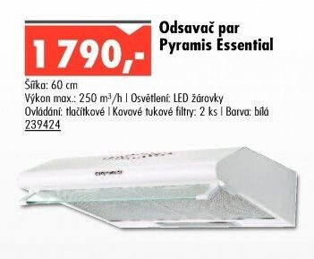 Odsavač par Pyramis Essential
