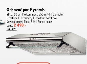 Odsavač par Pyramis