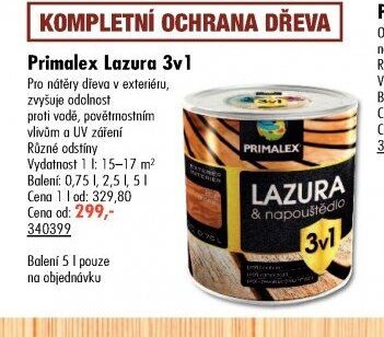 Primalex Lazura 3v1