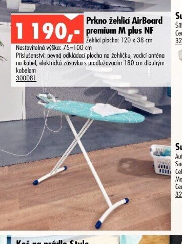 Prkno žehlicí AirBoard premium M plus NF