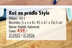 Koš na prádlo Style
