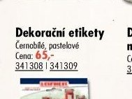 Dekorační etikety