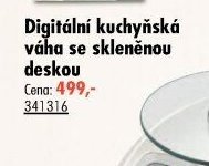 Digitální kuchyňská váha se skleněnou deskou