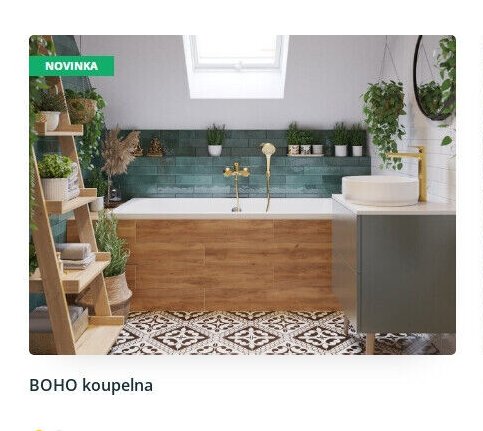 BOHO koupelna
