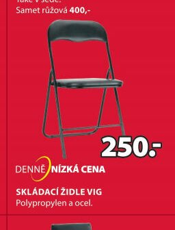 SKLÁDACÍ ŽIDLE VIG