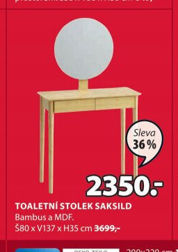TOALETNÍ STOLEK SAKSILD