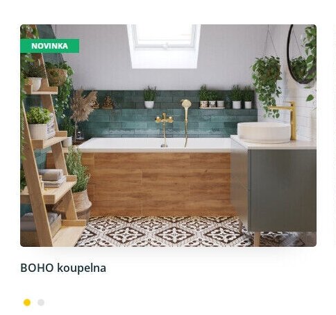 BOHO koupelna