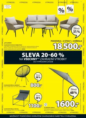 akční leták Jysk 27.7.2022-9.8.2022