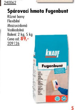 Spárovací hmota Fugenbunt