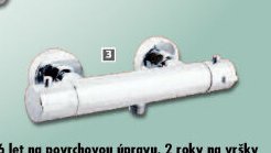 TERMOSTATICKÉ BATERIE Sprchová spodní vývod