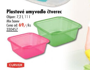 Plastové umyvadlo čtverec