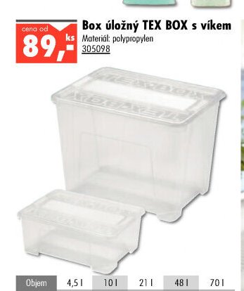 Box úložný TEX BOX s víkem